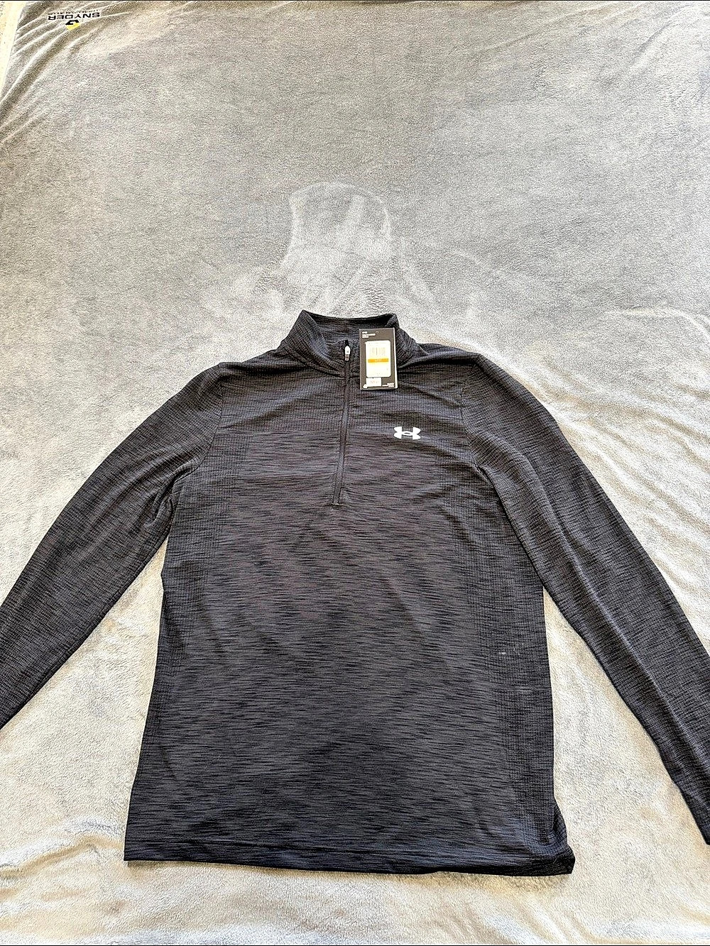 Under Armour UA Seamless 1/2 Zip Men's Black Size Medium